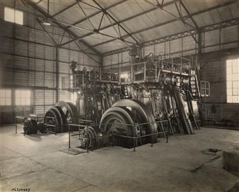 (INDUSTRY--DIESEL ENGINES) Album with 90 photographs documenting the Busch-Sulzer Bros. Diesel Engine Company of St. Louis, Missouri.